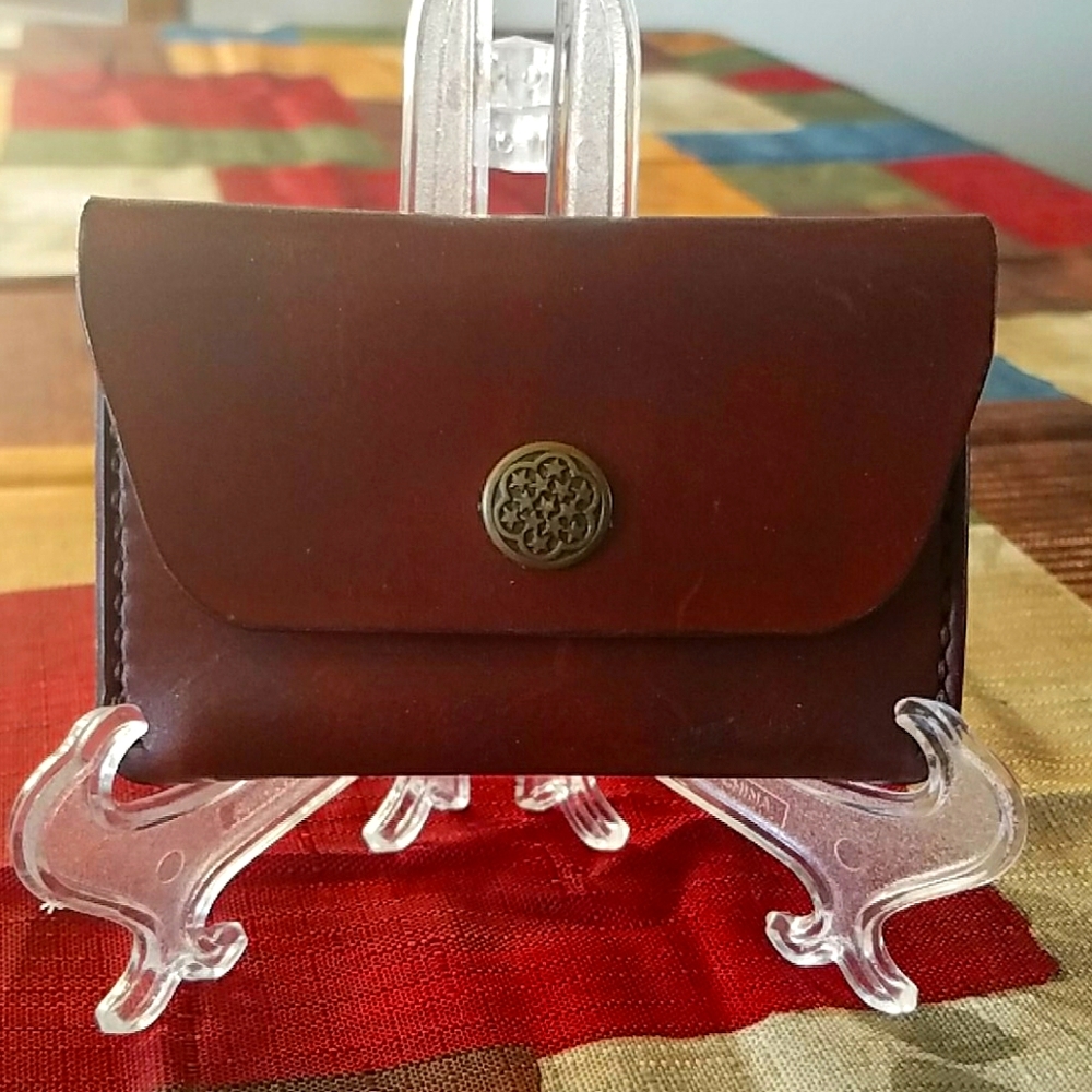 Handmade Leather Card/Small Wallet.